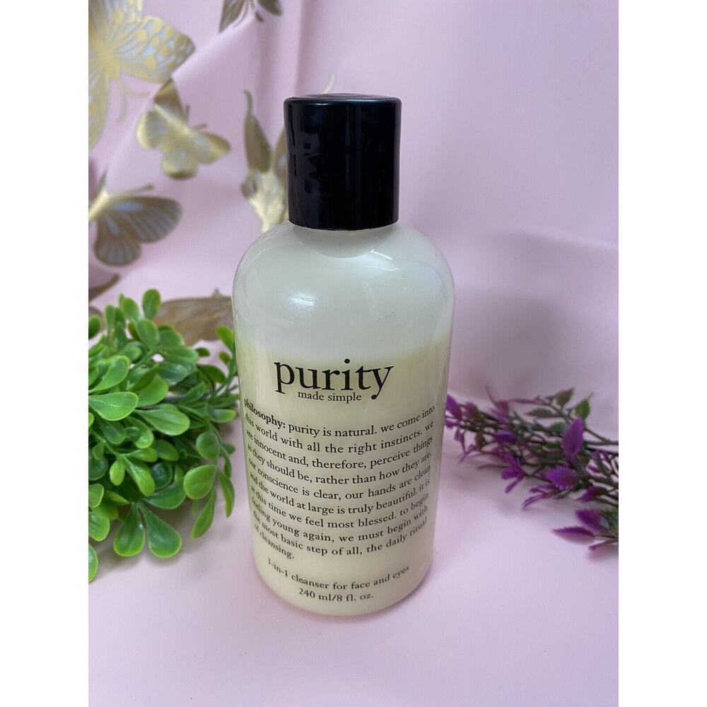 Philosophy Purity Made Simple One Step Facial Cleanser 8 Fl. Oz./240 ML New